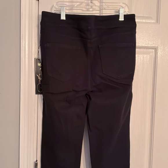 DG2 Diane Gilman black jeggings NWT L - Picture 6 of 13